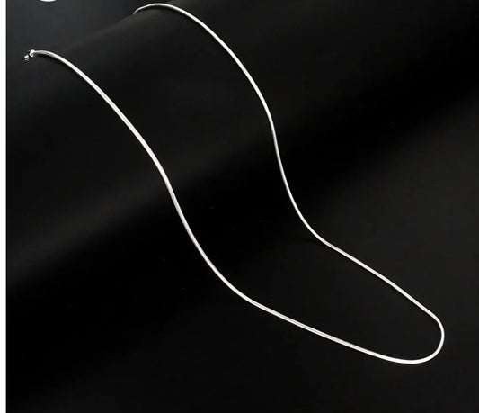 Daily Wear Sterling Silver snake style Neck Chain