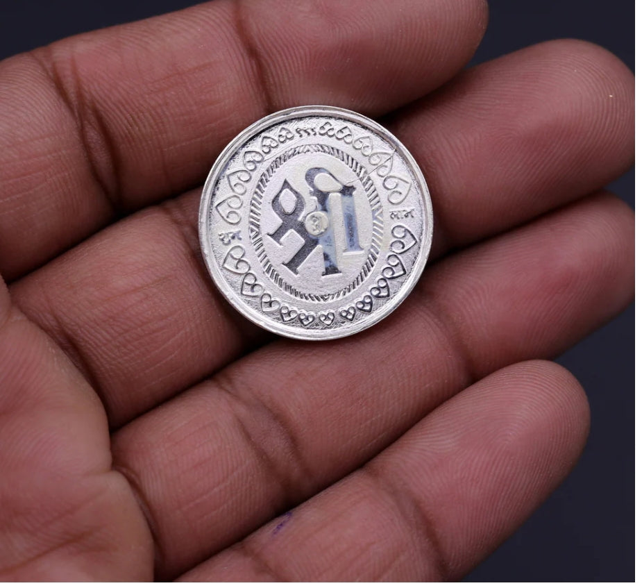 Laxmi & Ganesh 999 purity Silver 10g Coin